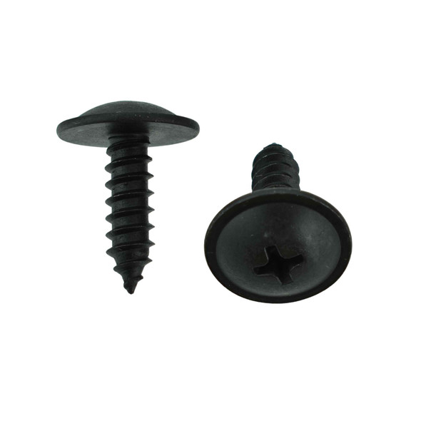 Black Trim Screw - 4.8-1.6 x 15mm - 14mm Head, Interchanges: Disco 9256 / Auveco 18340