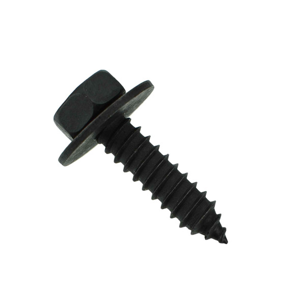 6.3mm Hex Head Trim Screw - Black Loose Washer