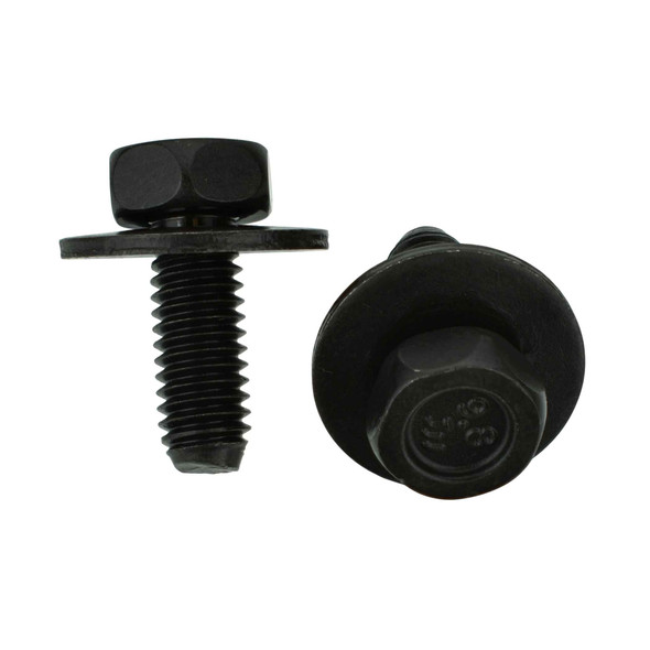 BAS02557 -M6 GM Black Hex Body Bolt - Interchanges: GM 11508930, Auveco 15791