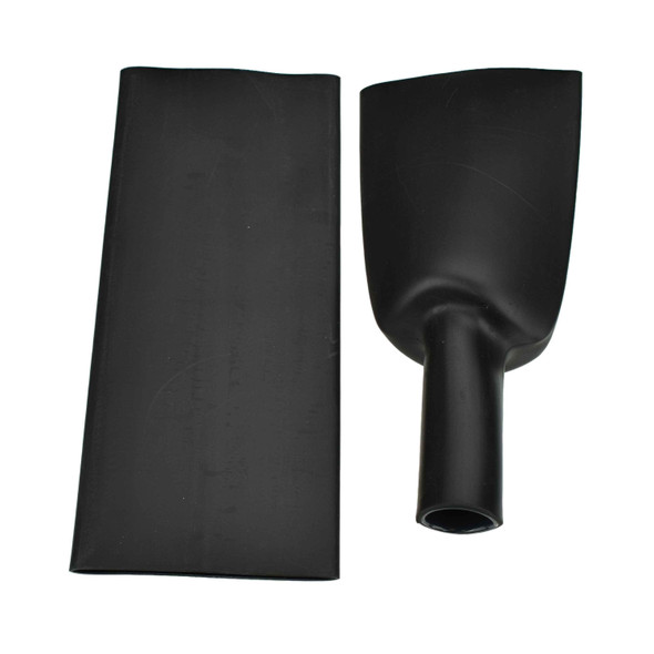 1-1/2 Inch - 3:1 Dual Wall Heat Shrink Tube ( Adhesive Lined ) Sold in 6 inch lengths. Bags of 10 & 25. Black