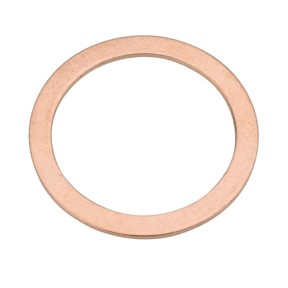 M22 Copper Oil Drain Plug Gasket - Interchanges: Nissan 11026-41B00