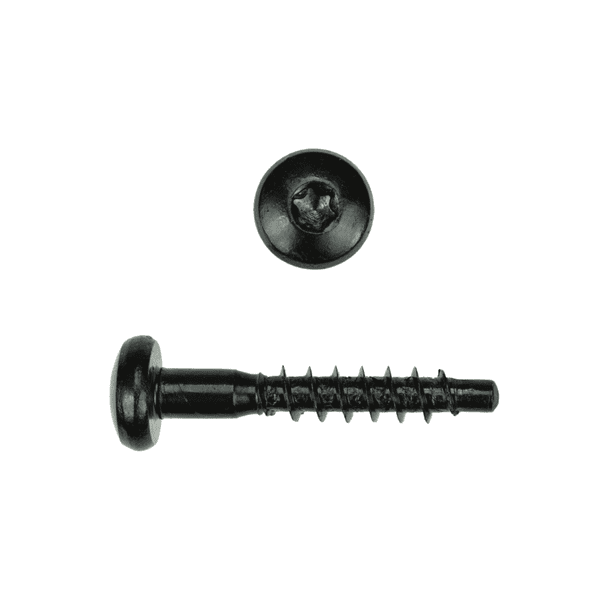 M10 x 18mm Threaded Screw In Inserts for Plastic Self Tapping Zinc Plated