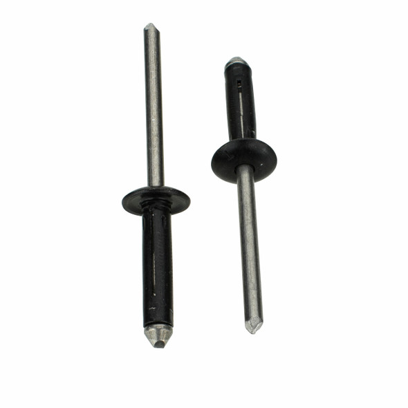 BAS02421- Gm, Chrysler Black Aluminum Split Rivets (10965PK)