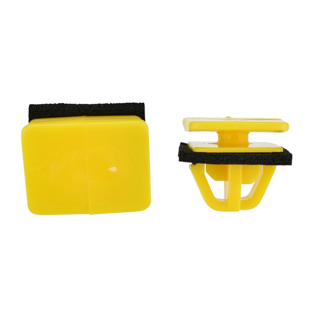 Hyundai Yellow Nylon Rocker Moulding Clip - Interchanges: 87758-3D000, 20568, 10770
