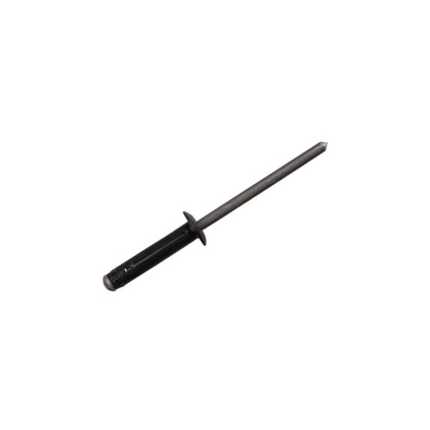 BAS02434- Black Aluminum Rivet - 5/32" Hole, Interchanges: Nissan 01515-0009U