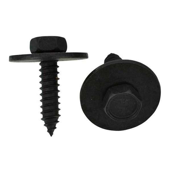 BAS02571 - Black Hex Screw - 6.3 - 1.81 x 25mm - 24mm Washer