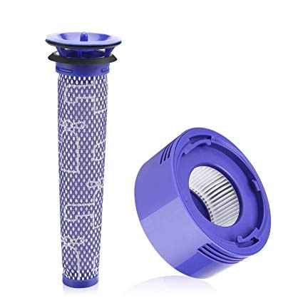 Filter Kit inlet and exhaust for DYSON V7 (SV11, SV37) & V8 (SV10, SV25) vacuum cleaners
