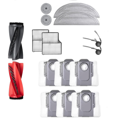 15 Piece Bundle Kit - For Roborock Saros 10 Robot Vacuum