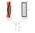 Replenishment accessory kit for Xiaomi Roborock S6, S5, E35, E20, Mi robot vacuum cleaners size guide, measurement, dimensions