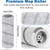 Hygieia Roller Mop Brushes (Pack of 2)- For Ecovacs DEEBOT X11 Omni Cyclone, X11 PRO OMNI & T80S Omni