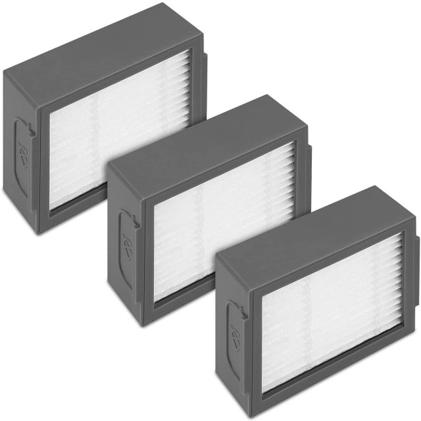 3 HEPA filters for iRobot Roomba I, E and J series robots
