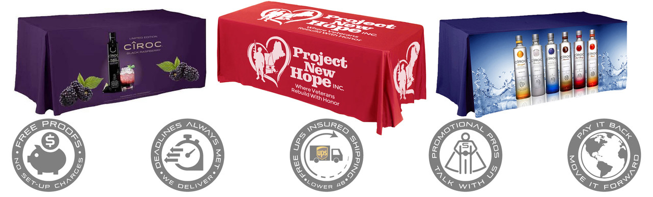 5 Ft Logo Tablecloths