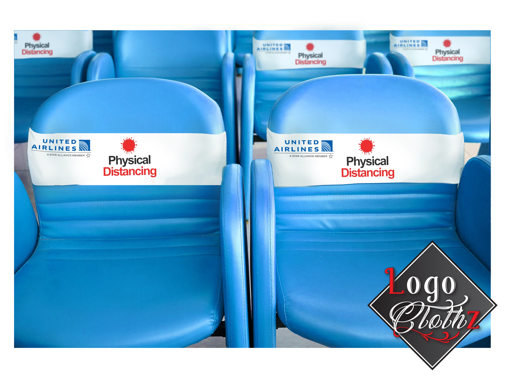 Custom Printed Chair Band Covers Made in the USA