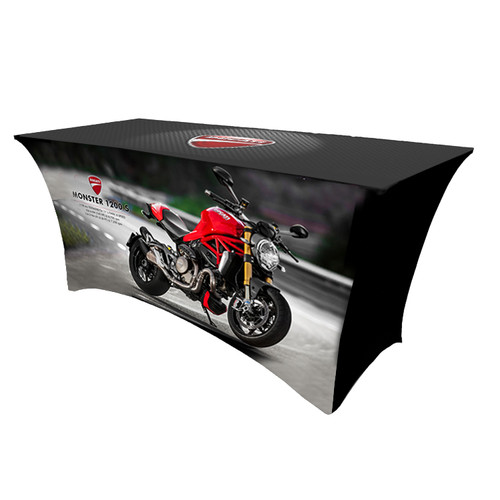 Stretch Fit Marketing tablecloths with your logo