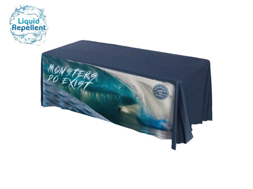 display tablecloth with logo