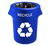 recycle trash can covers in blue or green