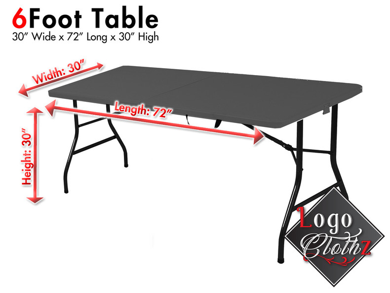 6 Ft Table Cover Sizes - Get The Right Size Tablecloth
