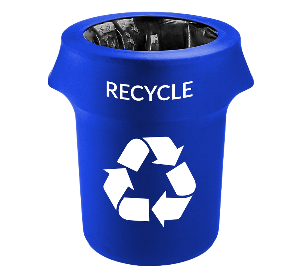 44 Gallon Trash Can Covers Custom Printed in Full Color