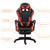 PU gaming chair, swivel recliner with adjustable backrest and seat height, high back gaming chair with footrest, office chair with 360° swivel, suitable for office or gaming