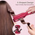 Hair Waver Iron Beach Waver Wand Hair Crimper Hair Waver Barrel Curling Iron 1 Inch PTC Heater Auto Shut-Off Adjustable Easy Shap Long Lasting Heat Dual Voltage