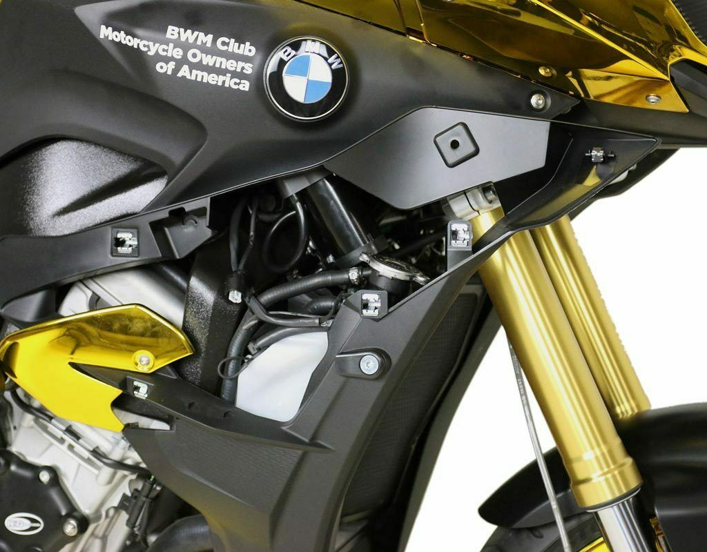 BMW S1000XR 2016 to 2023 Denali Split Dual Tone Air Horn Mounting Bracket Kit Mad4bikes