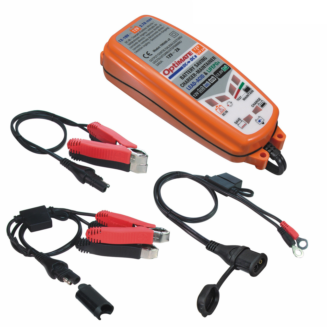 OptiMate 6 Lithium 12V Battery Charger — Motorcycle Performance Store