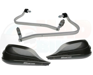 Honda CB500X 2019 2020 > Onwards Barkbusters Storm Handguard Kit in Black BHG081