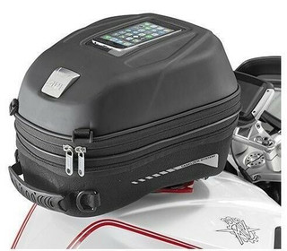Givi ST603B Tanklock Motorcycle Tank Bag With Phone Holder 15 ltr .Quick Release