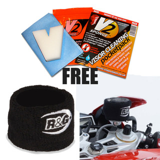 R&G Clutch or Brake Reservoir Protector Sleeve (Booty) + Free V2 Sponge (CRP001)