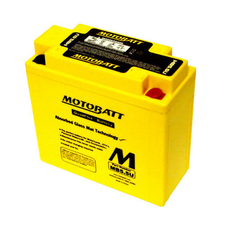 Motobatt MB5.5 Motorcycle Battery 12N5.5-3B, 12N5.5-4A