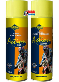 Putoline Air Filter Action Oil & Action Cleaner,KTM 125, 250, 300, 350, EXC