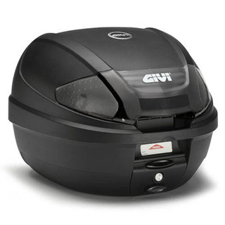 Givi E370  NT Tech Motorcycle Scooter Top Box Luggage Case 39L Free Base Plate 