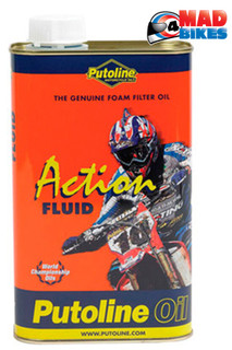 Putoline Foam Air Filter Oil Action Fluid, Motorcross MX Enduro Trials Quad 1 L