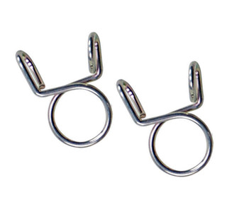Motorcycle Fuel / Petrol Pipe Clips 10mm. Use with 6mm I.D. Fuel Pipe