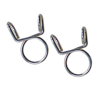 Motorcycle fuel pipe clips