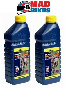 PUTOLINE OFF ROAD NANO TECH 4+ 10W 60 MOTOCROSS 4 STROKE ENGINE OIL  2 X 1LTRS