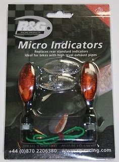NEW R&G MICRO INDICATORS,  IDEAL FOR R&G TAIL TIDY motorcycle