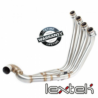 Honda CBR650R CBR650F Lextek LOW LEVEL Stainless Steel De Cat Exhaust Downpipes