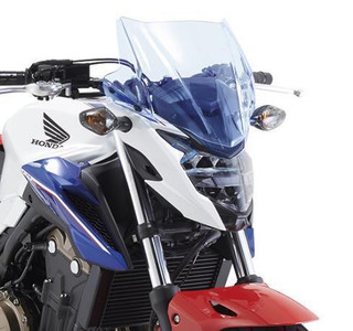 Honda CB500F 2016-2018 Kappa Moto Fly Screen Blue line