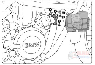 Denali Horn Mounting Bracket for BMW F800GS '13-'14 and F700GS '13-'14