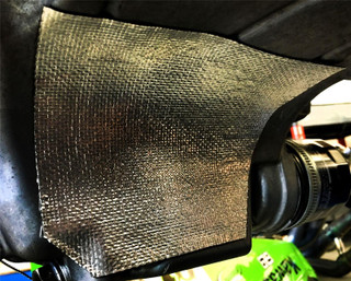 Eazi-Grip Motorcycle Exhaust / Engine Radiant Heat Shield Adhesive Sheet