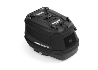 Rhinowalk Mechanic 6.5L motorcycle tank bag with magnetic quick-release mount, black Hypalon construction.