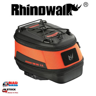 MJX2011 Rhinowalk Mechanic Series expandable motorcycle tank bag orange