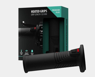 Ultimateaddons Premium Plus 120mm motorcycle heated grips with integrated switch and five heat settings