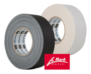LeMark MagTape Xtra Matt Premium Grade Gaffer Tape 50mm x 50m Roll Black & White
