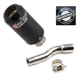 HONDA CMX500 Rebel  Lextek  CP8C Full Carbon Stubby Exhaust Silencer & LinkPipe