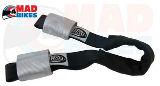 R&G RACING  MOTORCYCLE / MOTORBIKE HANDLEBAR TIE DOWN TOP STRAP SYSTEM