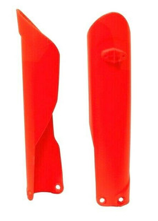 Husqvarna TC TE FE FC Racetech Neon Orange Fork Guards By Racetech 2015-2019