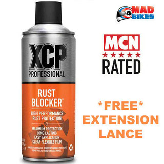 XCP Rust Blocker, Rust Protection Spray 400ml Aerosol Can + Free Extension Lance