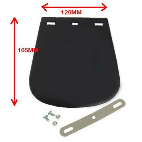 New Motorcycle Mudflap Suit Rear or Front Plan Black Rubber Classic Motorbike